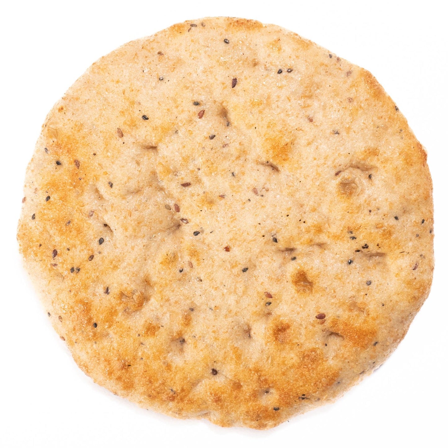 Base per focaccia al padellino semi integrale con semi di lino e sesamo